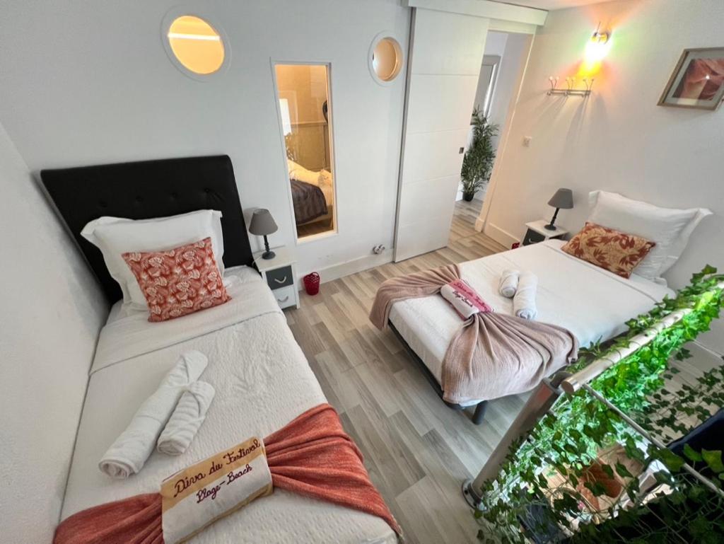 La Diva Du Festival - 10 Mn Palais&plages - Cosy&calme - Clim - Wifi Appartement *