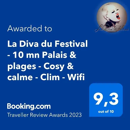 La Diva Du Festival - 10 Mn A Pied Palais & Plages - Cosy & Calme - Clim - Wifi Cannes Exterior photo