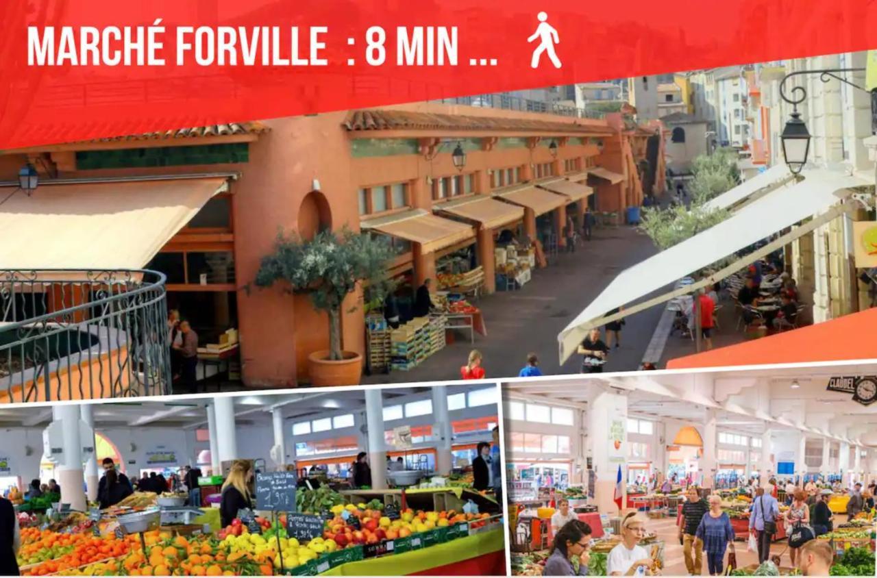 Apartment La Diva Du Festival - 10 Mn A Pied Palais & Plages - Cosy & Calme - Clim - Wifi Cannes